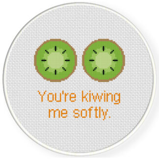 Charts Club Members Only: You're Kiwing Me Softly Cross Stitch Pattern