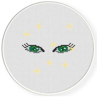 Beautiful Eyes Cross Stitch Pattern