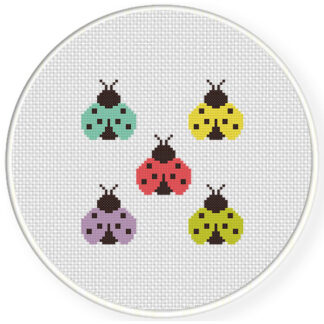 Charts Club Members Only: Color Bugs Cross Stitch Pattern