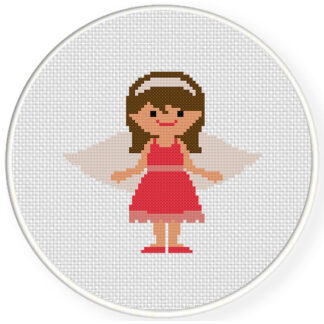 Cute Angel Cross Stitch Pattern
