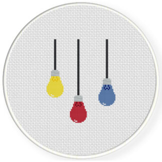 Charts Club Members Only: Hanging Lights Cross Stitch Pattern
