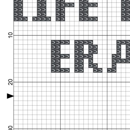 Charts Club Members Only: Life Has No Erasures Cross Stitch Pattern ...