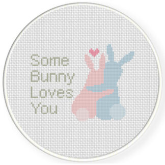 Charts Club Members Only: Some Bunny Loves You Cross Stitch Pattern