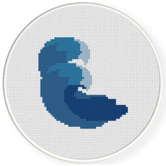 Wave Cross Stitch Pattern
