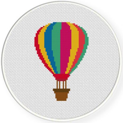 Charts Club Members Only: Air Balloon Cross Stitch Pattern – Daily ...