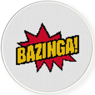 Charts Club Members Only: Bazinga! Cross Stitch Pattern