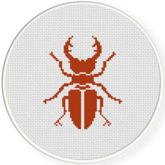 Beetle Cross Stitch Pattern