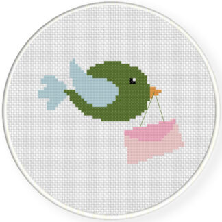 Bird Messenger Cross Stitch Pattern