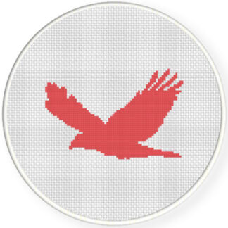 Charts Club Members Only: Bird Silhouette Cross Stitch Pattern