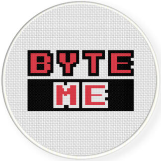 Charts Club Members Only: Byte Me Cross Stitch Pattern