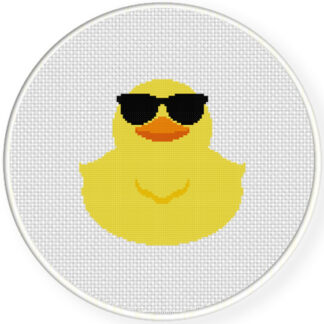 Cool Rubber Duck Cross Stitch Pattern