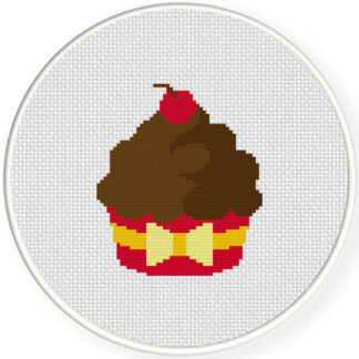 Cupcake Cross Stitch Pattern