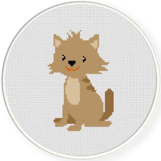 Cute Kitten Cross Stitch Pattern