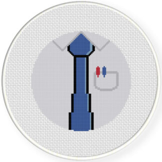 Dads Tie Cross Stitch Pattern