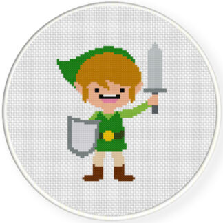 Charts Club Members Only: Little Elf Hero Cross Stitch Pattern