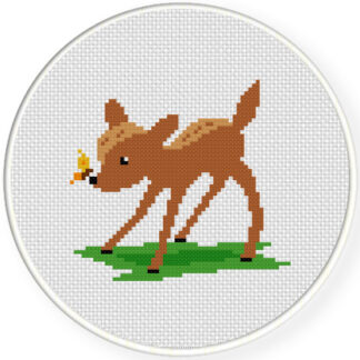 Little Fawn Cross Stitch Pattern