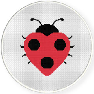 Love Bug Cross Stitch Pattern