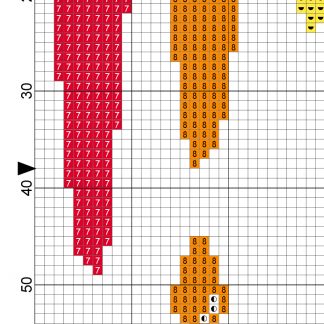 Charts Club Members Only: Paint Spill Cross Stitch Pattern – Daily ...