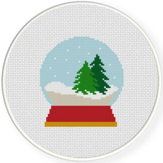 Charts Club Members Only: Snow Globe Cross Stitch Pattern