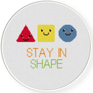 Stay In Shape Cross Stitch Pattern