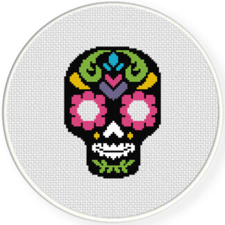 Charts Club Members Only: Sugar Skull Cross Stitch Pattern