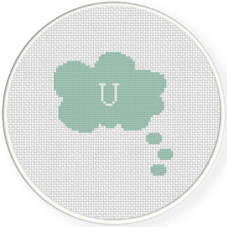 Thinking Of U Cross Stitch Pattern