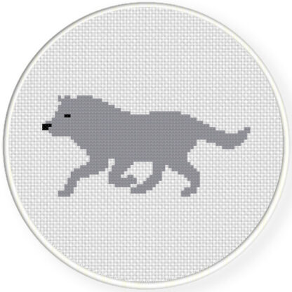 Wolf Cross Stitch Pattern – Daily Cross Stitch