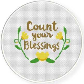 Count your Blessings Cross Stitch Pattern