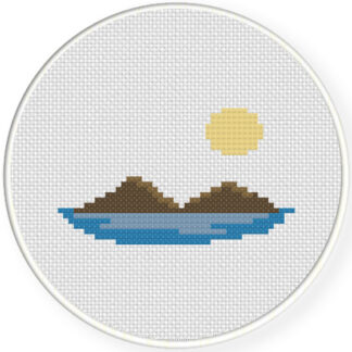Island Cross Stitch Pattern