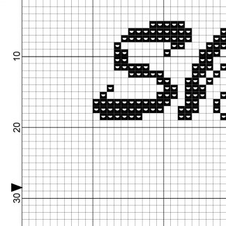 Charts Club Members Only: She Comfort Room Sign Cross Stitch Pattern ...