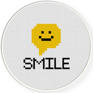 Smile! Cross Stitch Pattern