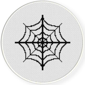 Spider Web Cross Stitch Pattern