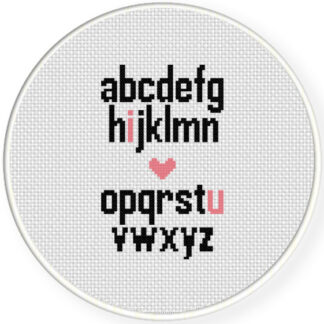Charts Club Members Only: The Alphabet Cross Stitch Pattern