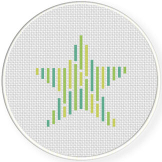 Twinkle Star Cross Stitch Pattern