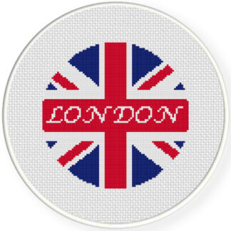 UK Flag Cross Stitch Pattern