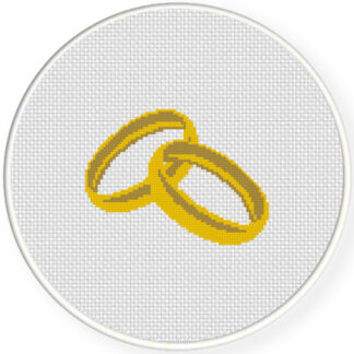 Wedding Ring Cross Stitch Pattern