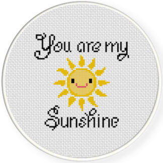 You Are My Smiling Sunshine Cross Stitch Pattern