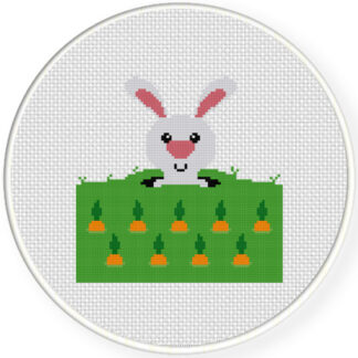Bunny Garden Cross Stitch Pattern