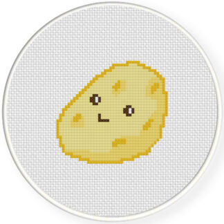 Cute Potato Cross Stitch Pattern