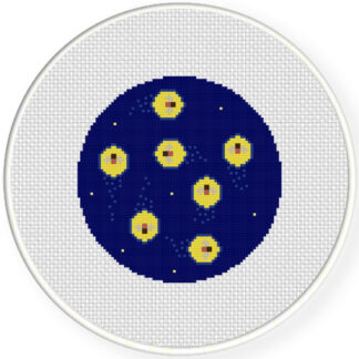 Charts Club Members Only: Dancing Fireflies Cross Stitch Pattern