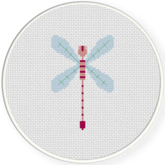 Dragon Fly Cross Stitch Pattern