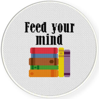 Charts Club Members Only: Feed Yo Mind Cross Stitch Pattern