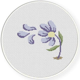 Charts Club Members Only: Flying Petal Cross Stitch Pattern