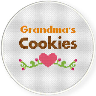 Charts Club Members Only: Grandmas Cookies Cross Stitch Pattern