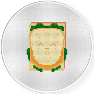 Ham And Cheese Cross Stitch Pattern