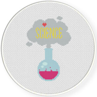 Charts Club Members Only: I Heart Science Cross Stitch Pattern