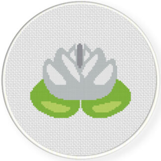 Lotus Flower Cross Stitch Pattern