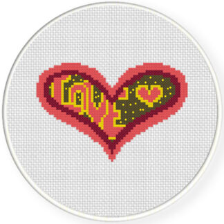 Charts Club Members Only: Love Of Heart Cross Stitch Pattern