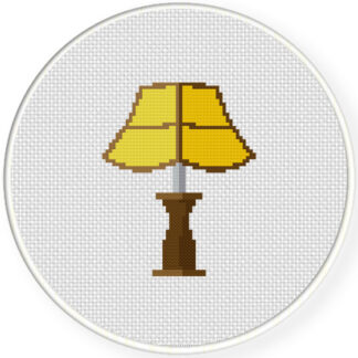 Charts Club Members Only: Pretty Lamp Cross Stitch Pattern