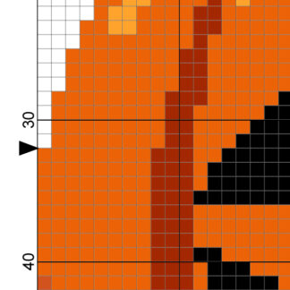 Pumpkin Cross Stitch Pattern – Daily Cross Stitch